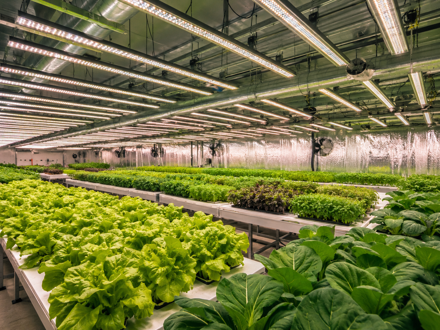 Iluminação LED para cultivo indoor