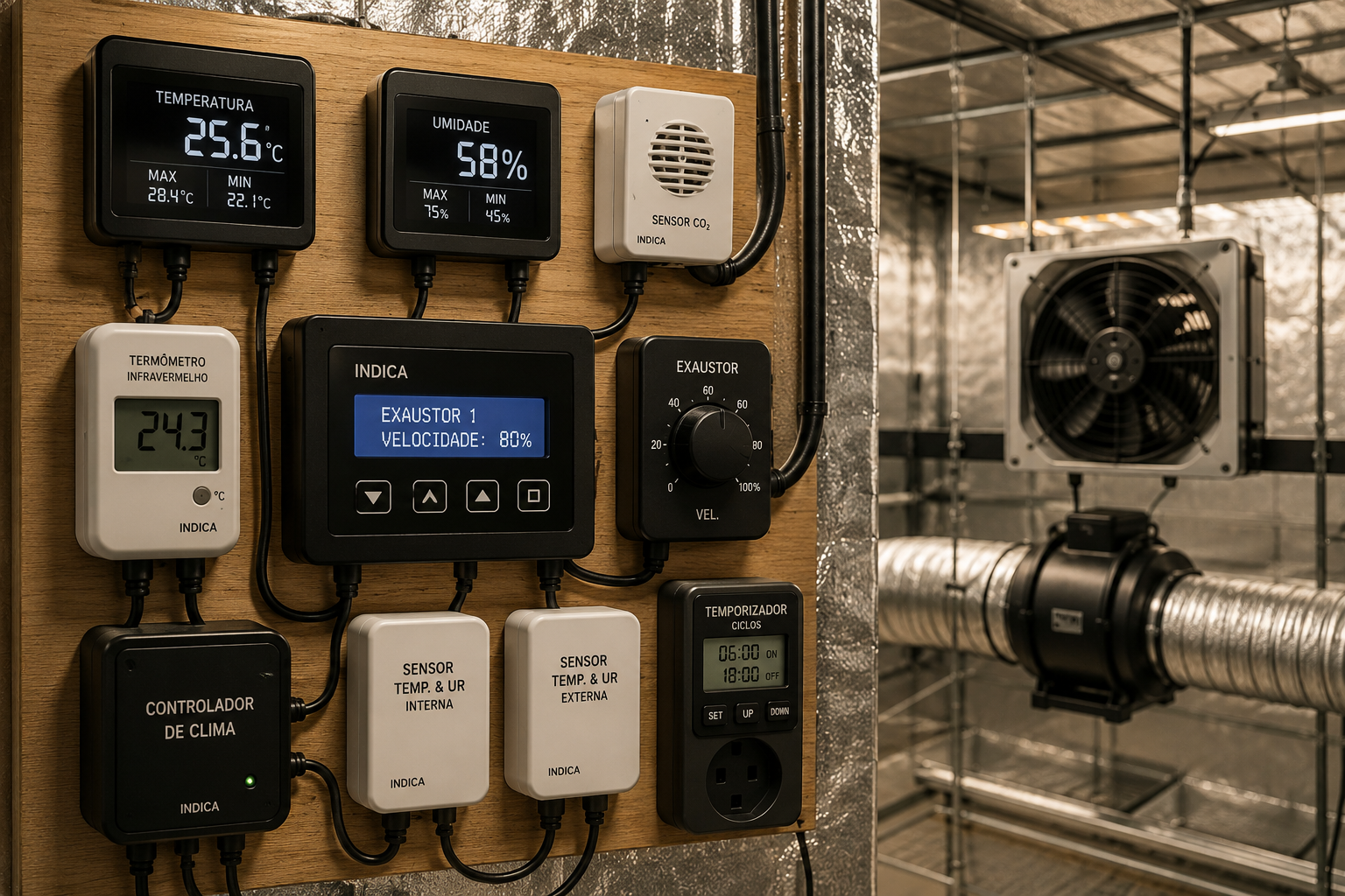 Sensores e equipamentos de monitoramento