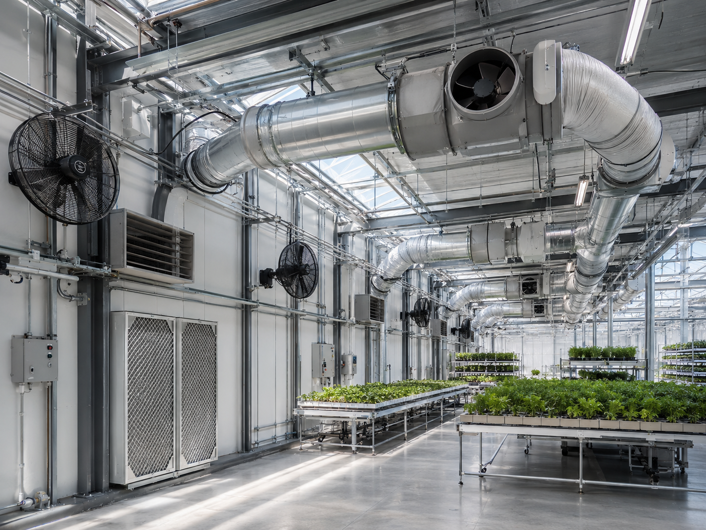 Ventilação e exaustão para cultivo indoor